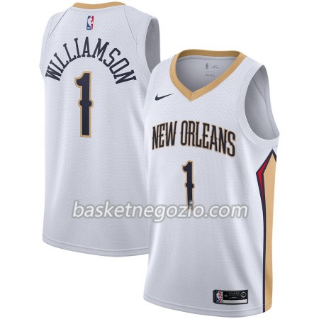 Canotte Uomo New Orleans Pelicans Zion Williamson 1 2019-20 Nike Association Edition Swingman